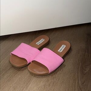 Steve Madden Pink Slide Sandals